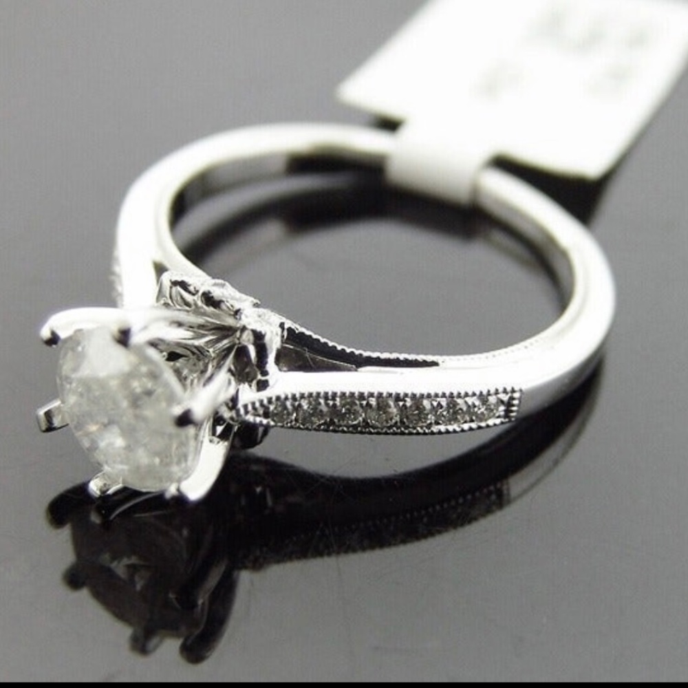 Genuine diamond ring